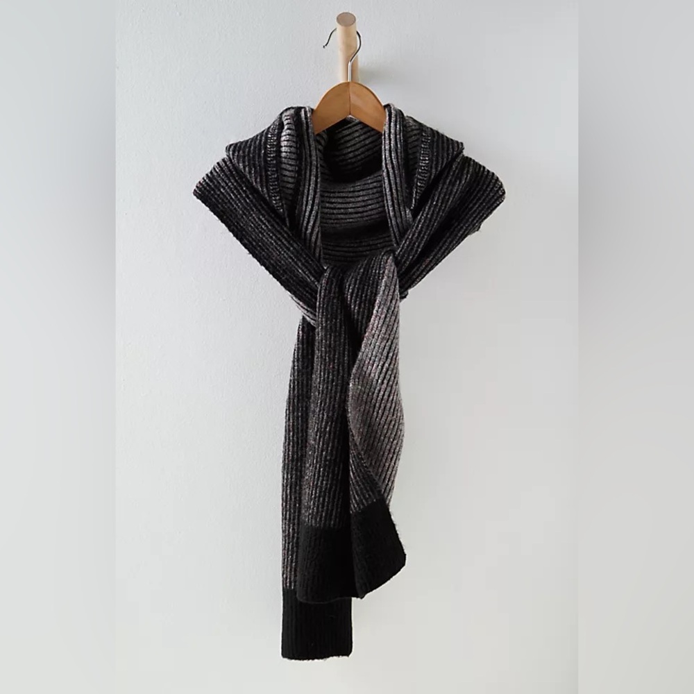 Free People Road Trip Ribbed Hooded Scarf